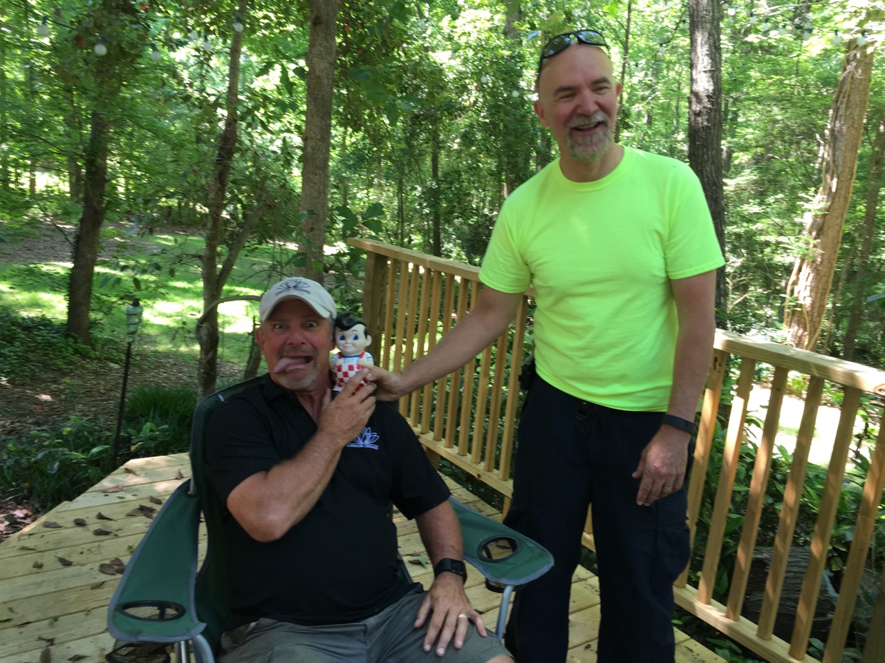 Rob presenting Big Boy in Russ's absence.